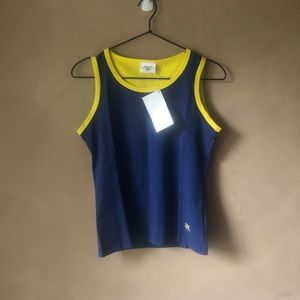 -🎾 Loriet tennis top blue and yellow/medium